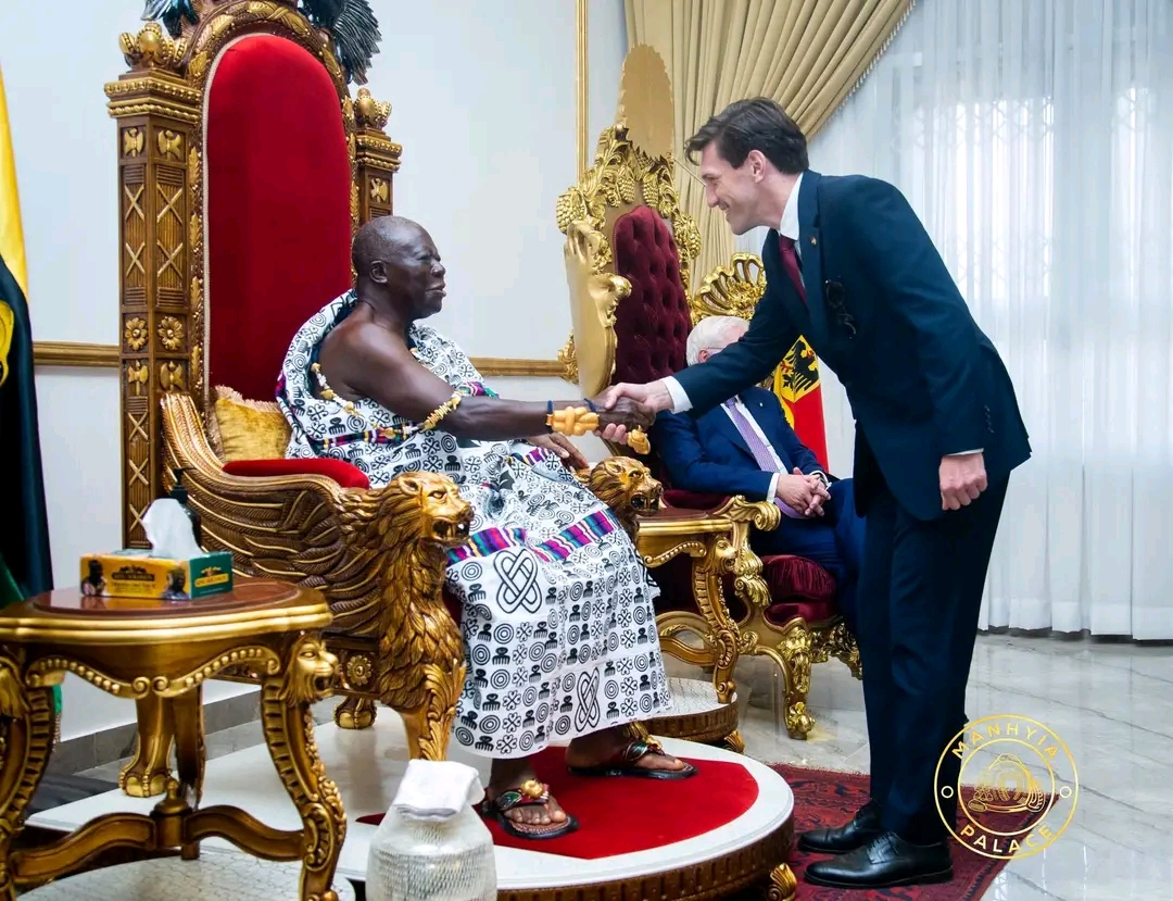 German President Receives Royal Welcome at Manhyia Palace